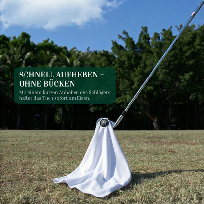 Golfhandtuch mit Magnetischem Aufhänger