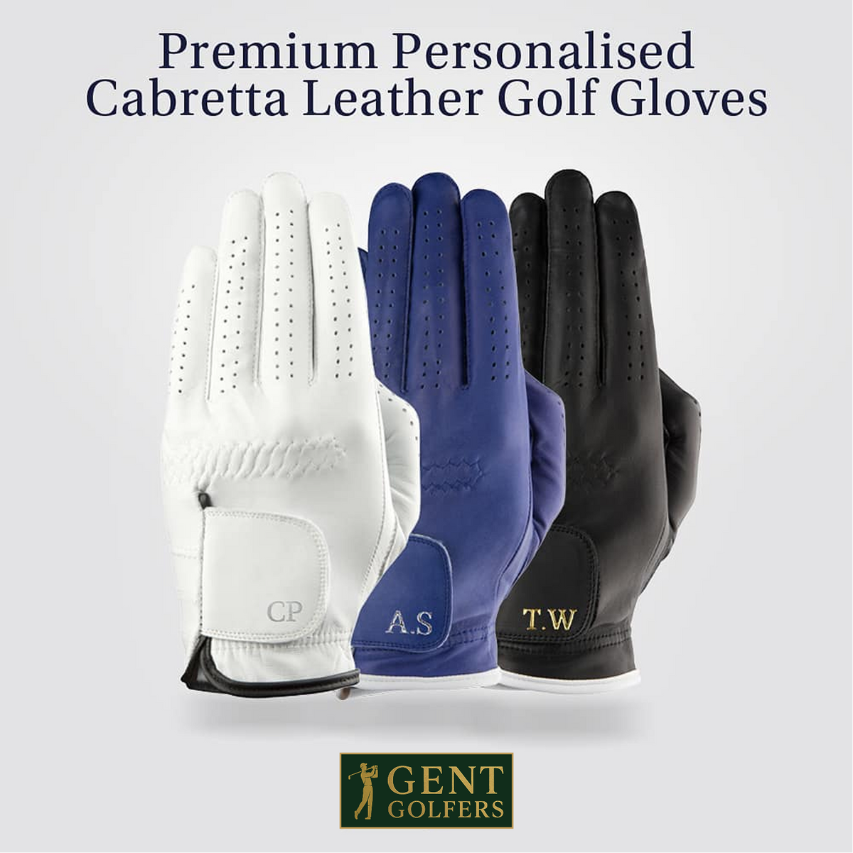 handschuhe mit initialen 3x Golf Gloves – GentGolfers Geschenk_für_Sie Handschuhgröße:9 Sänger Handschuhe online kaufen