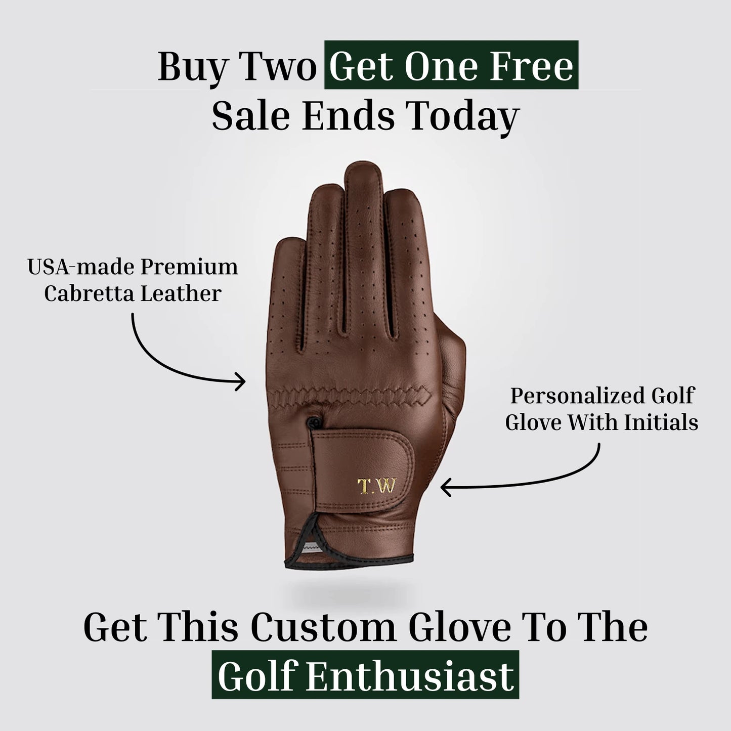 GentGolfers™ Personalized Golf Glove