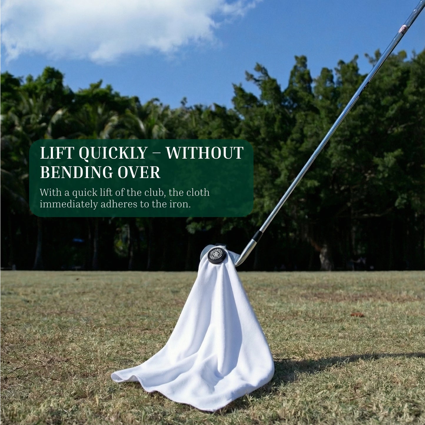 Golf Towel with Magnetic Hanger