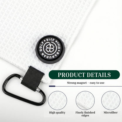 Golf Towel with Magnetic Hanger