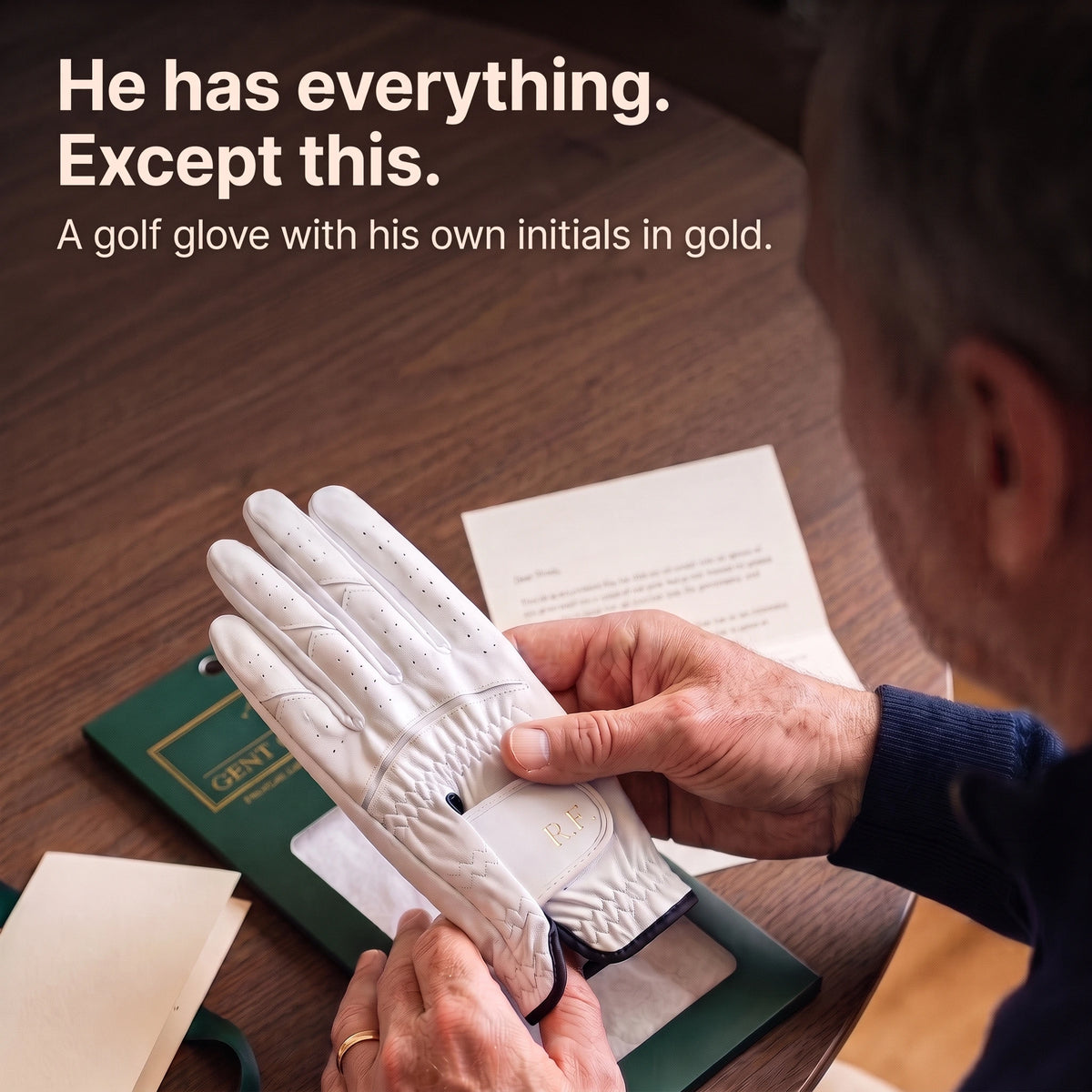 Perfect gift: Personalized Golf Glove